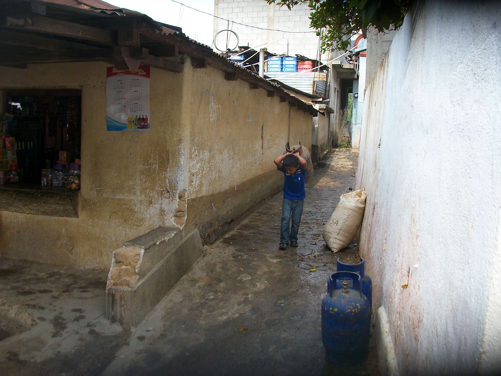 Scène de rue à Santa Cruz