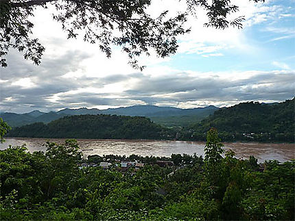 Le Mékong depuis le Mont Phu Si