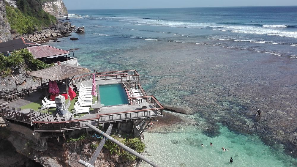 Blue point beach, plage de Suluban