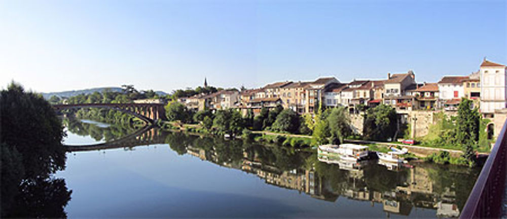 Les bords du Lot à Villeneuve sur Lot