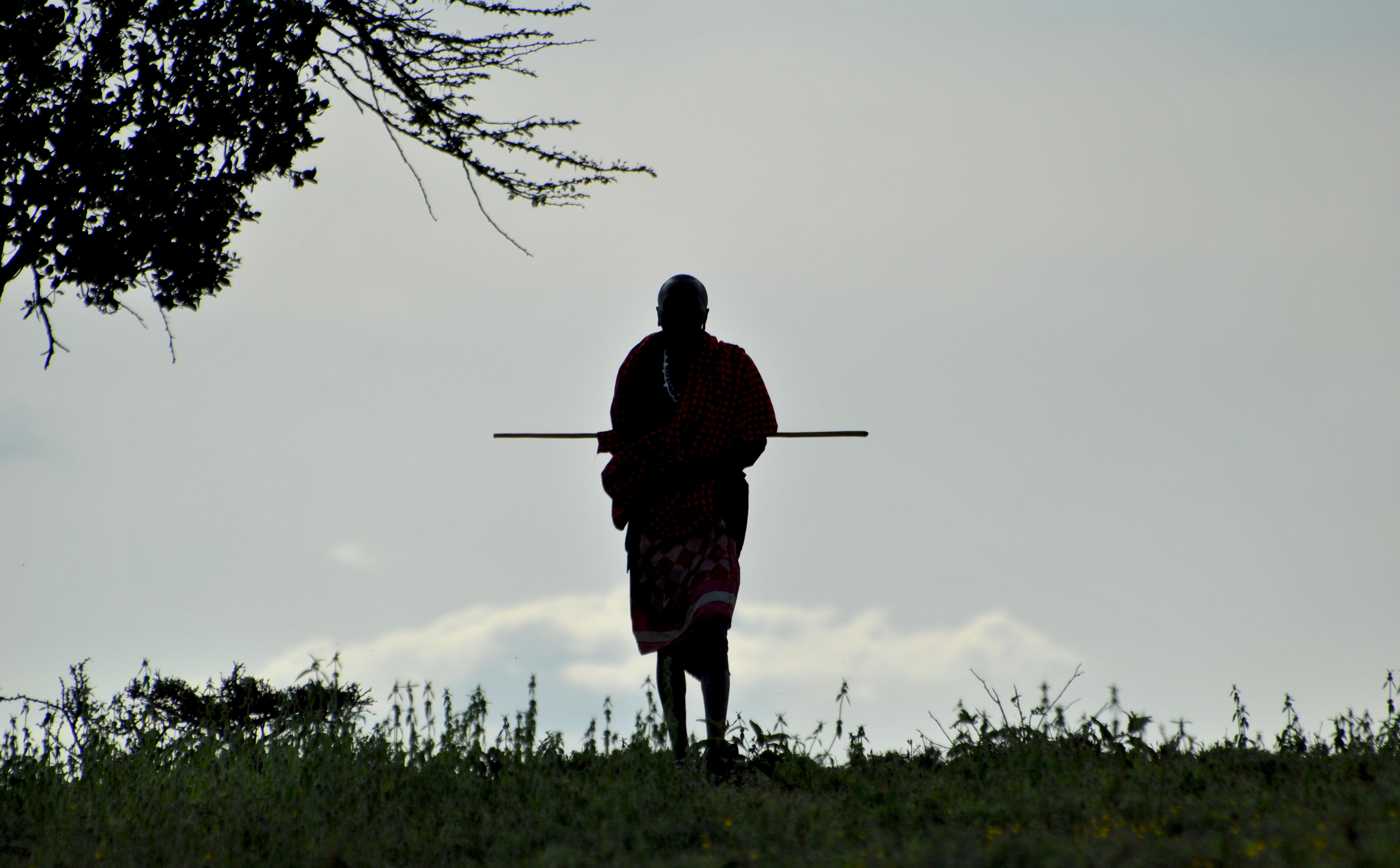 Masaï et jeu de lumière