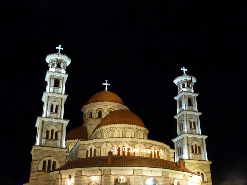 Korçë by night