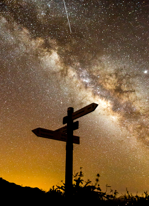 Nuit étoilée, Parc de la Caldera de la Taburiente Nuit étoilée, Parc de la Caldera de la Taburiente