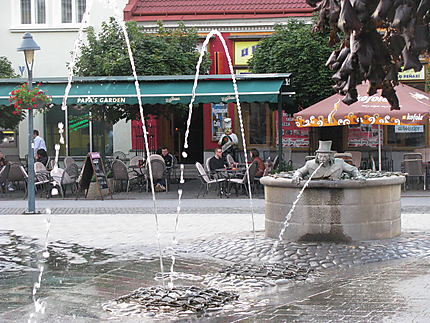 Trencin - étrange fontaine 
