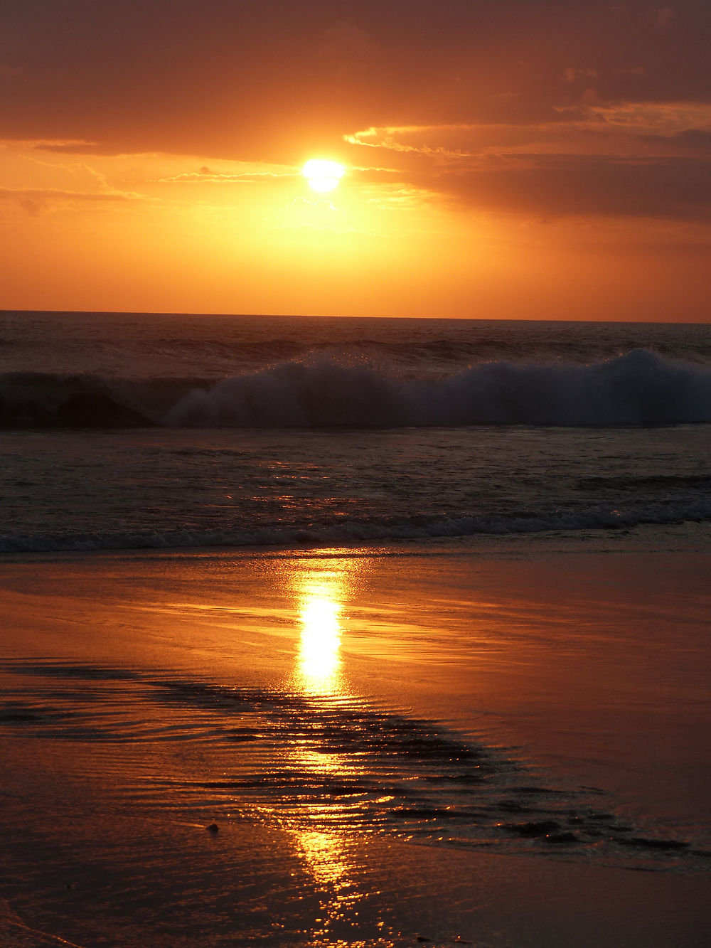 Coucher de soleil à Batubelig beach