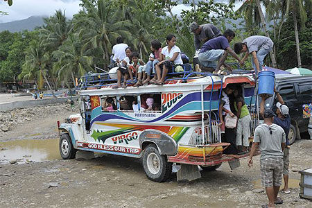 Jeepney à Sabang Jeepney à Sabang