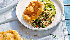 Recette de Bokits au poulet fum&eacute;