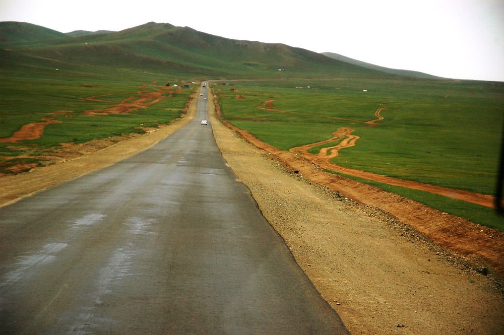 Dans la steppe mongole, parc de Gorkhi-Terelj