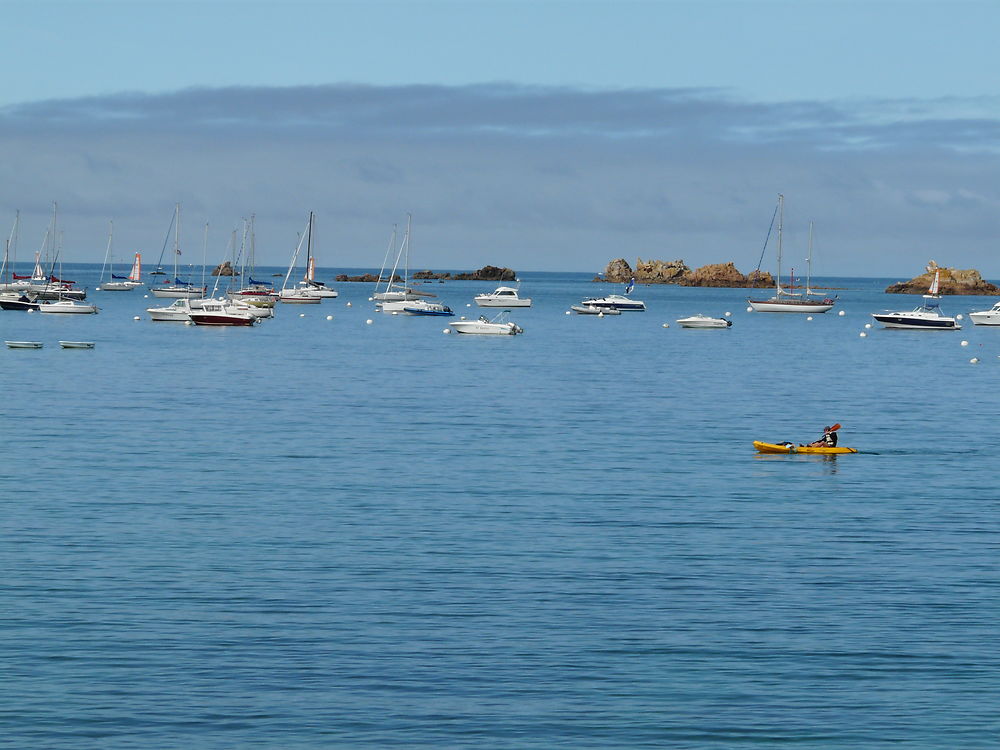 Port Blanc et ses bateaux