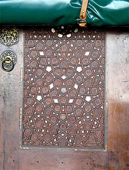 Détail de Porte d'entrée de la Mosquée 
