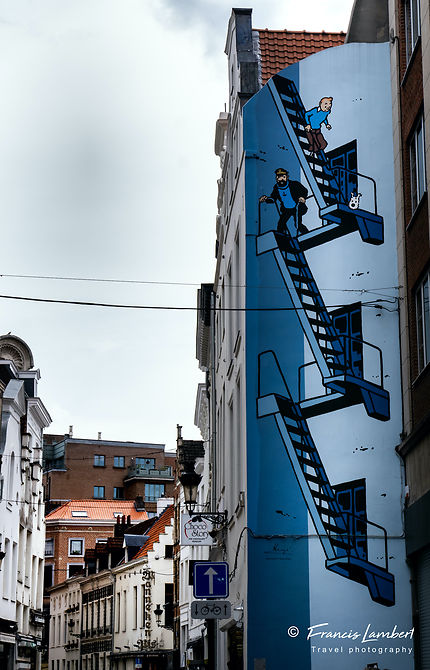 Street Art rue de l'Etuve à Bruxelles
