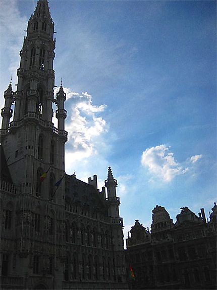 Dans la Grand-Place de Bruxelles
