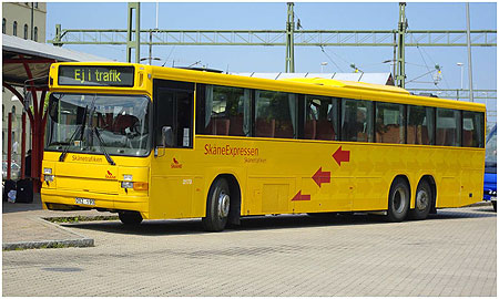 Un autobus de la compagnie "Skånetrafiken" Un autobus de la compagnie "Skånetrafiken"