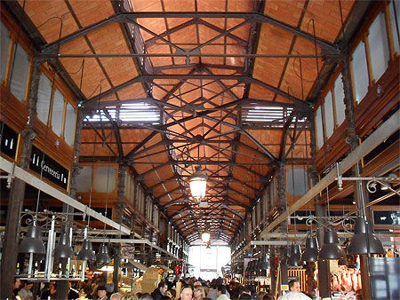 Mercado de San Miguel : intérieur