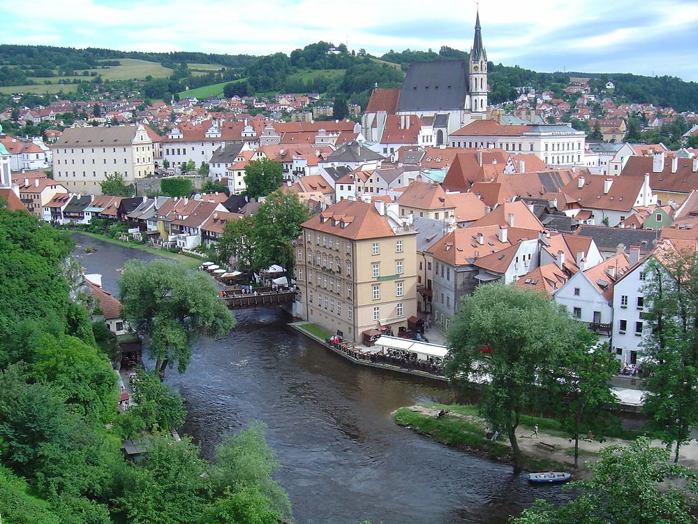 La vieille ville et la Vltava