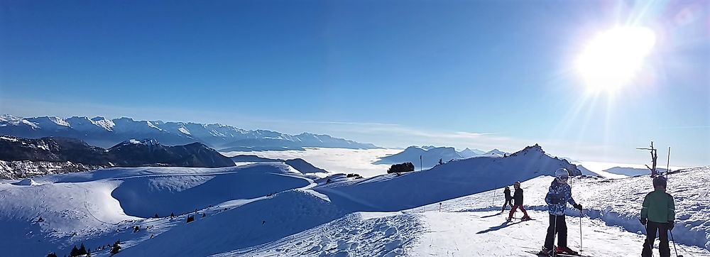 Journée de ski en famille 