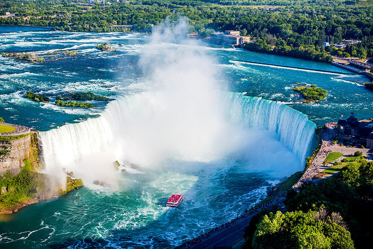 Les chutes du Niagara, côté Canada 