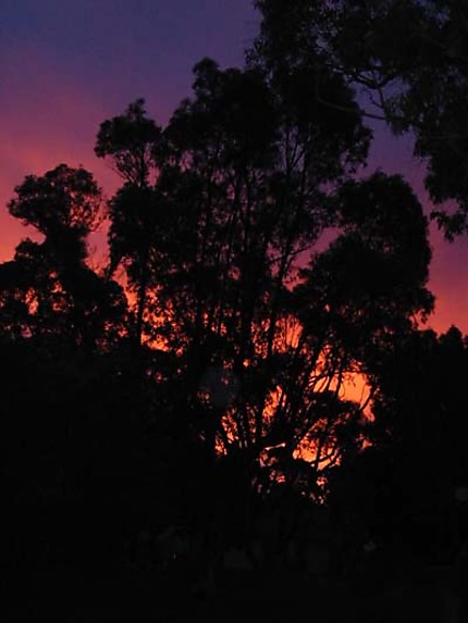 Coucher de soleil près de Perth