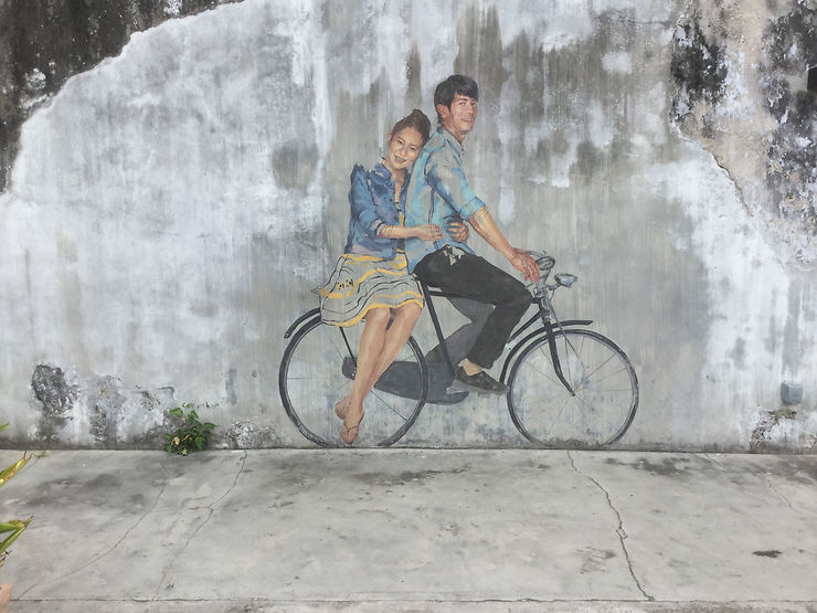 Art de rue à Penang, Malaisie