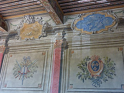 Détail de l'intérieur du Parlement de Dombes