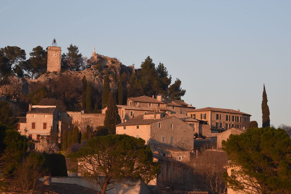 Fin de journée d'hiver sur les Alpilles