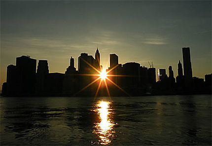 Couché de soleil sur Manhattan