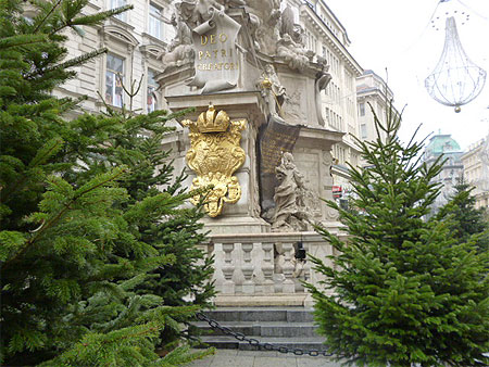 Colonne de la peste la veille de Noël Colonne de la peste la veille de Noël