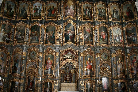 Détail de l'iconostase Détail de l'iconostase