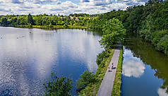 V&eacute;lo : en piste sur la Voie Bleue, Moselle-Sa&ocirc;ne &agrave; v&eacute;lo  !