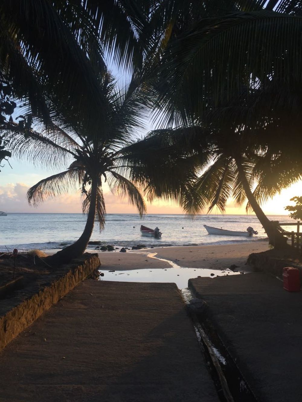 Coucher de soleil aux Grenadines