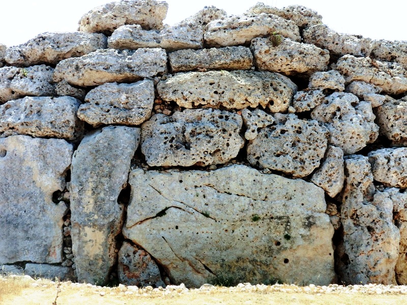 Murs temples de Ggantija Murs temples de Ggantija