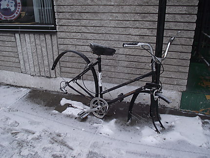 Vélo mal en point à Montréal