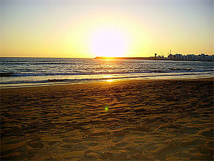 Coucher de soleil sur Agadir