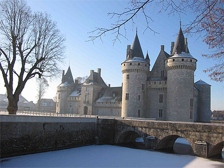 Château de Sully en hiver Château de Sully en hiver