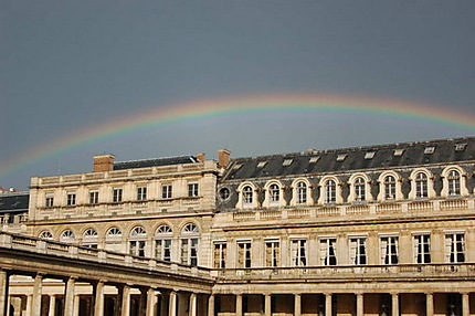 Arc en ciel sur le Palais royal
