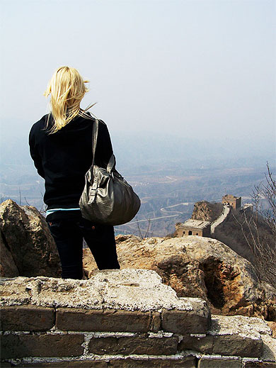 Pause sur la muraille Pause sur la muraille