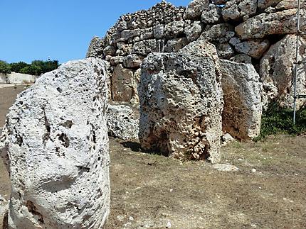 Murs des temples de Ggantija