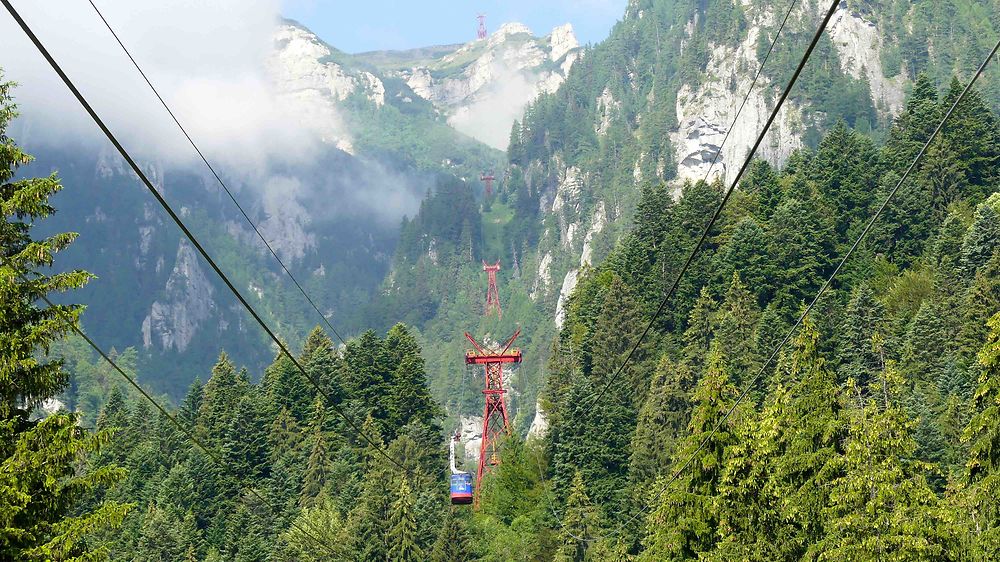 Montée aux Monts Bucegi