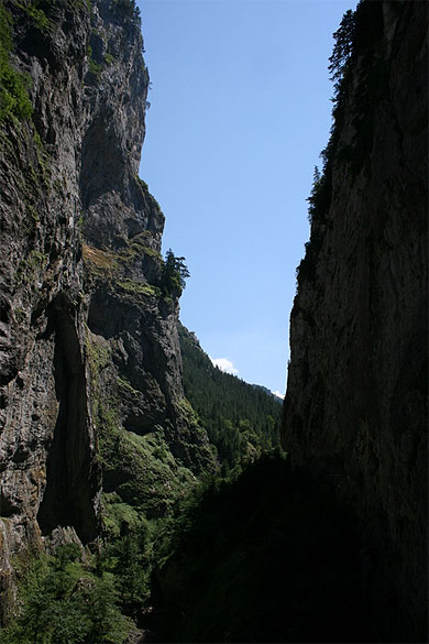 Les superbes gorges de Trigrad Les superbes gorges de Trigrad
