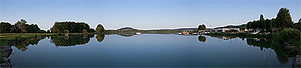 Panorama au lac à Vesoul