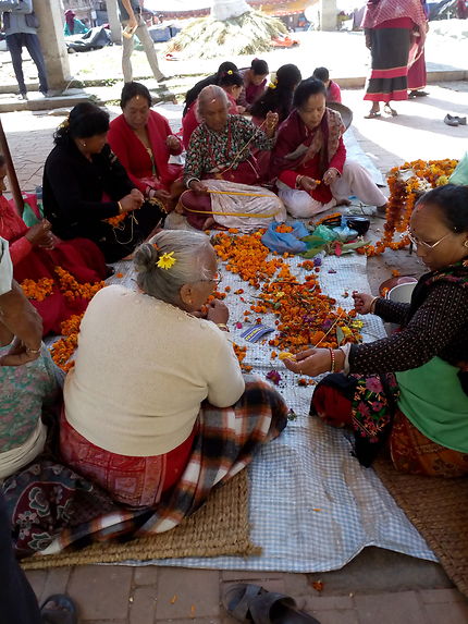 Fête de village à Bhaktapur