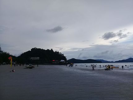 Plage Langkawi, mer d'Andaman