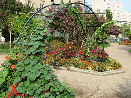 Jardin de la place Louis Armstrong