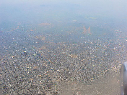 Lima une ville dans le désert (vue d'avion)