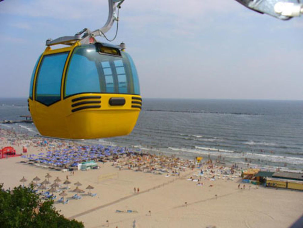 Vue sur la plage de Mamaia