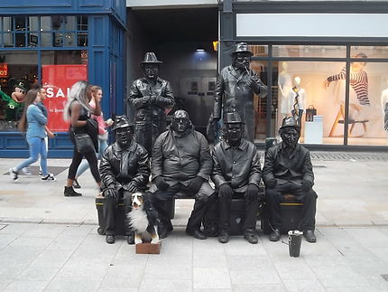 Statues au centre ville de Dublin