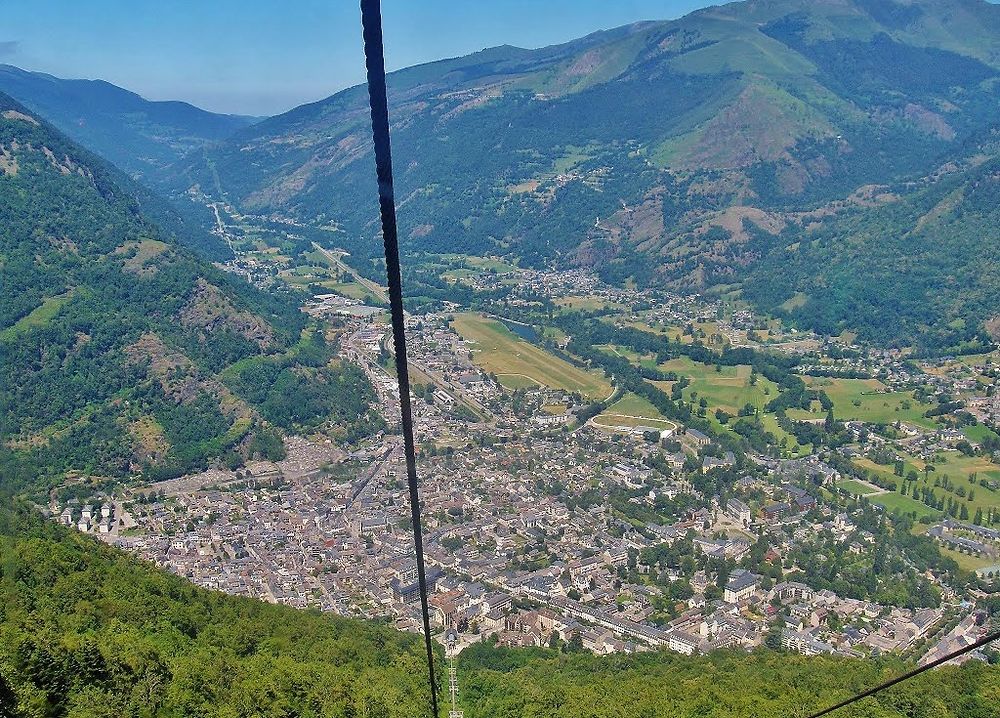 Luchon vue des Pyrénées