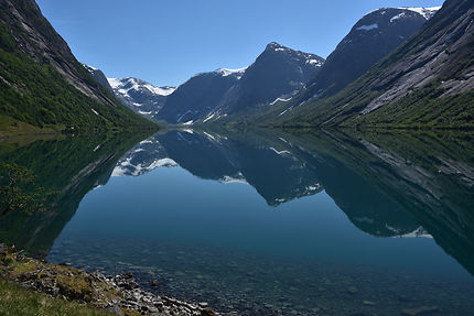 Reflets lac Norvège