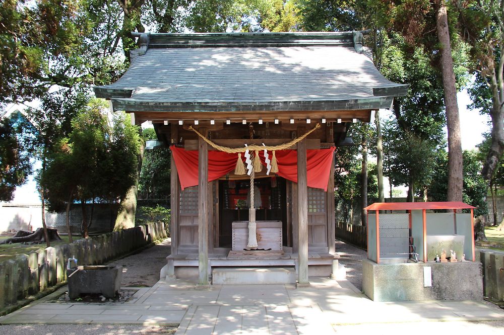 Jardin Suizen-Ji, autel, Kumamoto, Japon