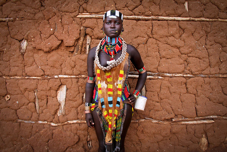 Jeune fille hamer, Ethiopie